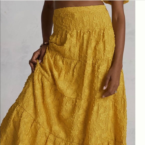 Anthropologie Floral Skirt Set NWT Sz: 14 - Picture 4 of 14